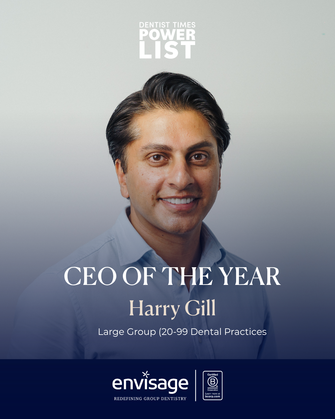 Building great teams: Envisage CEO Harry Gill named CEO of the Year