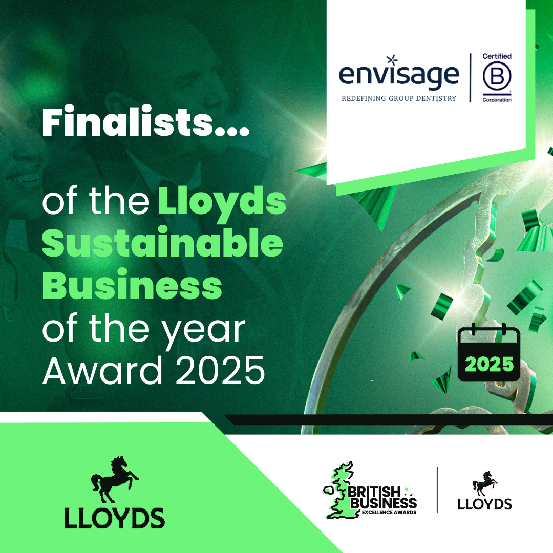 Envisage Dental Named Finalist for Lloyds Bank Sustainable Business of the Year Award 2025